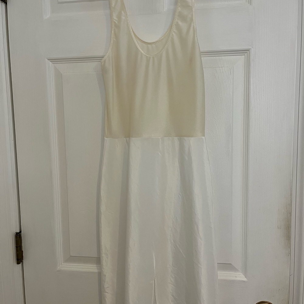 Darker Beige Warner’s - length 25; Lighter beige FarrWest brand